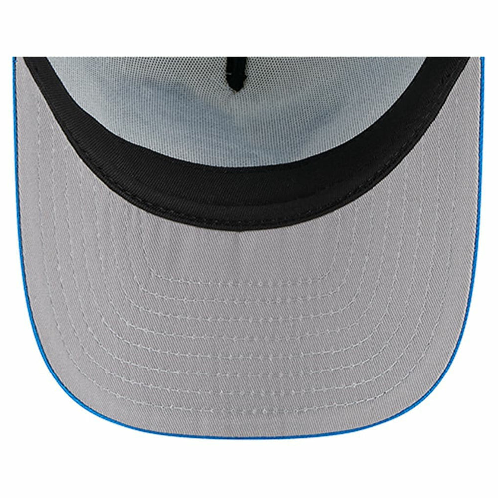 Detroit Lions New Era Youth Banner 9FIFTY A-Frame Adjustable Trucker Hat Cream/Blue - NFL