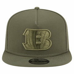 Cincinnati Bengals New Era Youth Color Pack A-Frame 9FIFTY Snapback Hat Olive - NFL