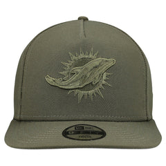 Miami Dolphins New Era Youth Color Pack A-Frame 9FIFTY Snapback Hat Olive - NFL