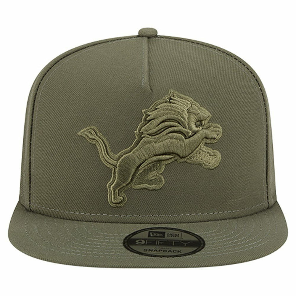 Detroit Lions New Era Youth Color Pack A-Frame 9FIFTY Snapback Hat Olive - NFL