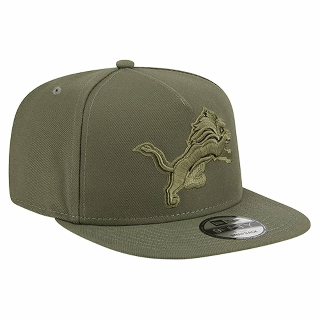 Detroit Lions New Era Youth Color Pack A-Frame 9FIFTY Snapback Hat Olive - NFL