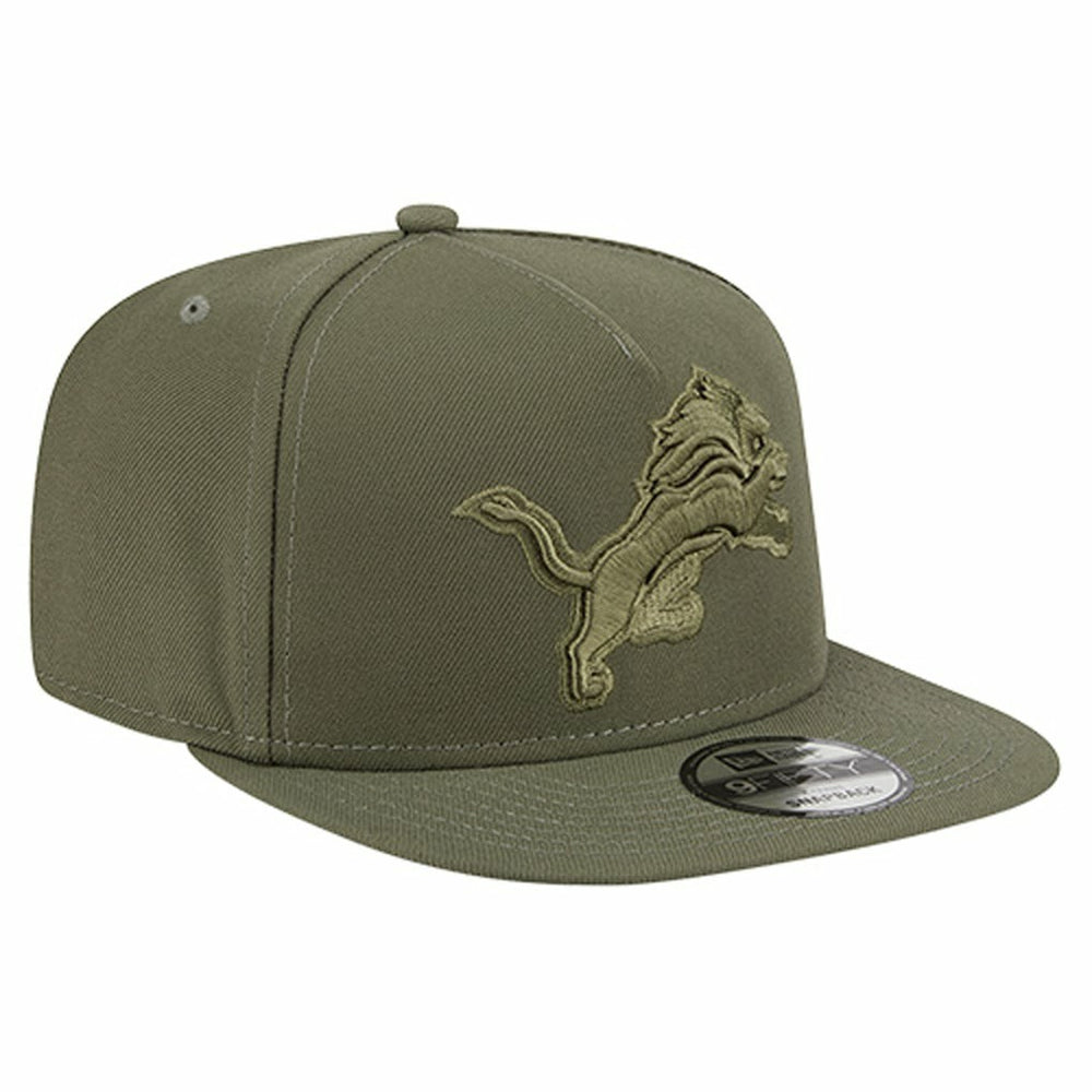 Detroit Lions New Era Youth Color Pack A-Frame 9FIFTY Snapback Hat Olive - NFL