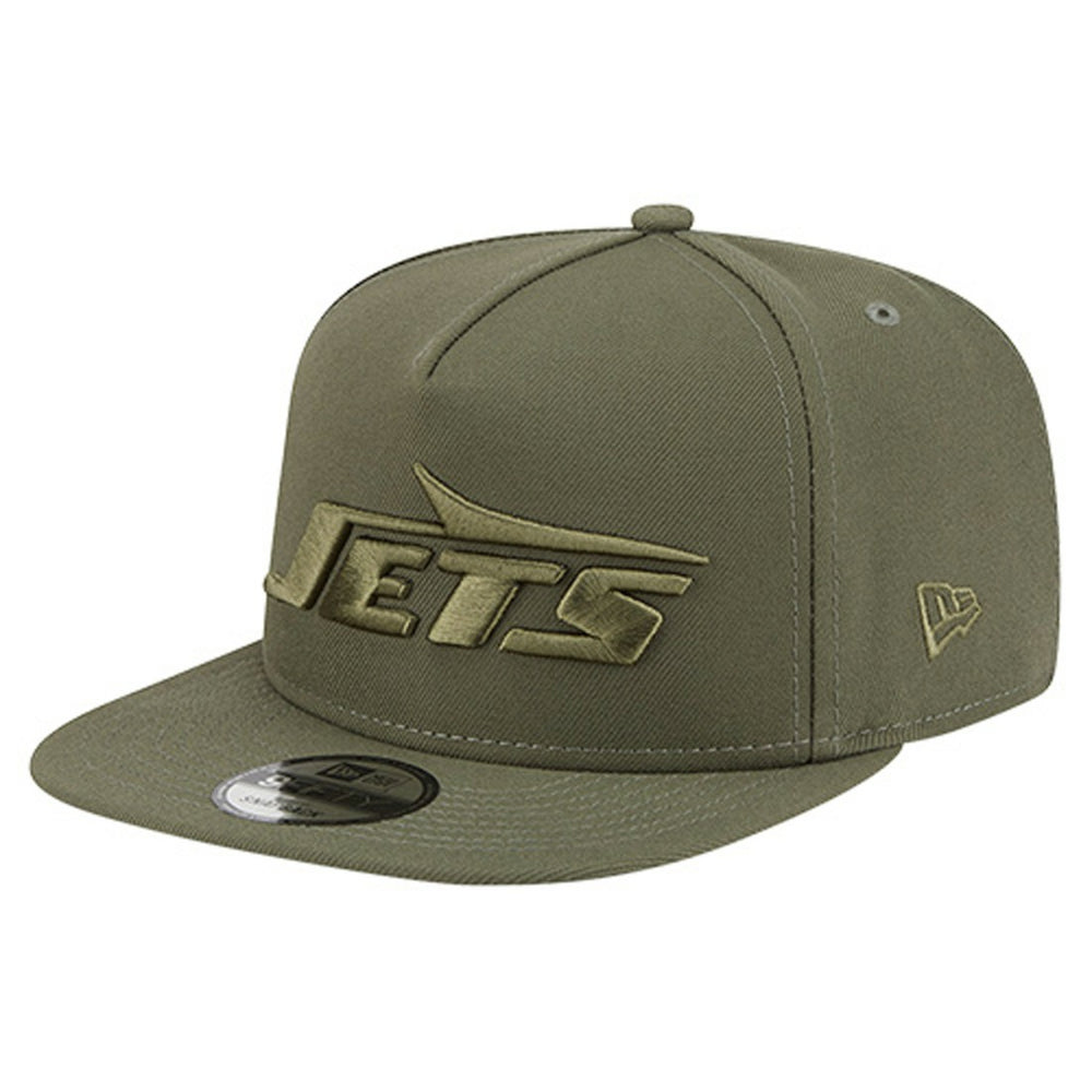 New York Jets New Era Youth Color Pack A-Frame 9FIFTY Snapback Hat Olive - NFL