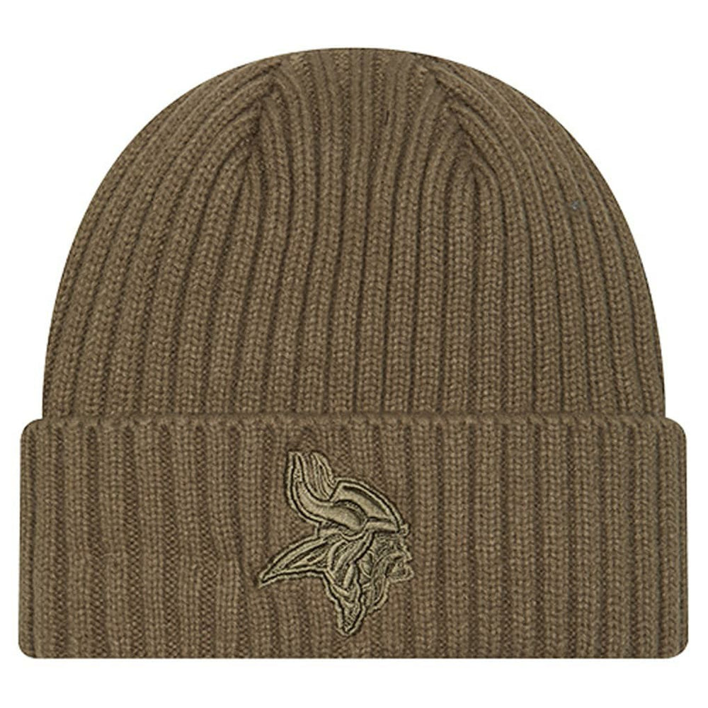 Minnesota Vikings New Era Youth Color Pack Cuffed Knit Hat Olive - NFL