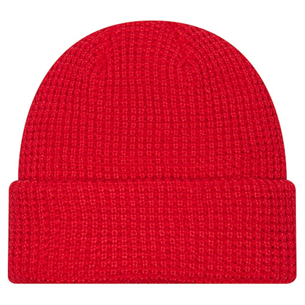 Kansas City Chiefs New Era Youth Waffle Cuffed Knit Hat Red - NFL