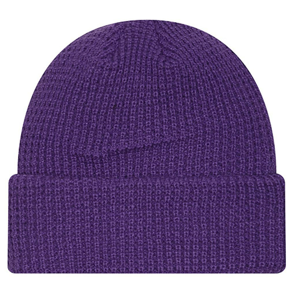 Minnesota Vikings New Era Youth Waffle Cuffed Knit Hat Purple - NFL