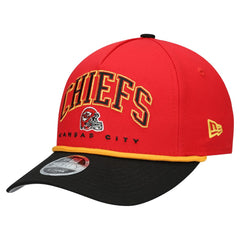 Kansas City Chiefs New Era Preschool Arch COOLERA 9FORTY A-Frame M-Crown Adjustable Hat Red/Black - NFL