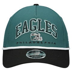 Philadelphia Eagles New Era Preschool Arch COOLERA 9FORTY A-Frame M-Crown Adjustable Hat Green/Black - NFL