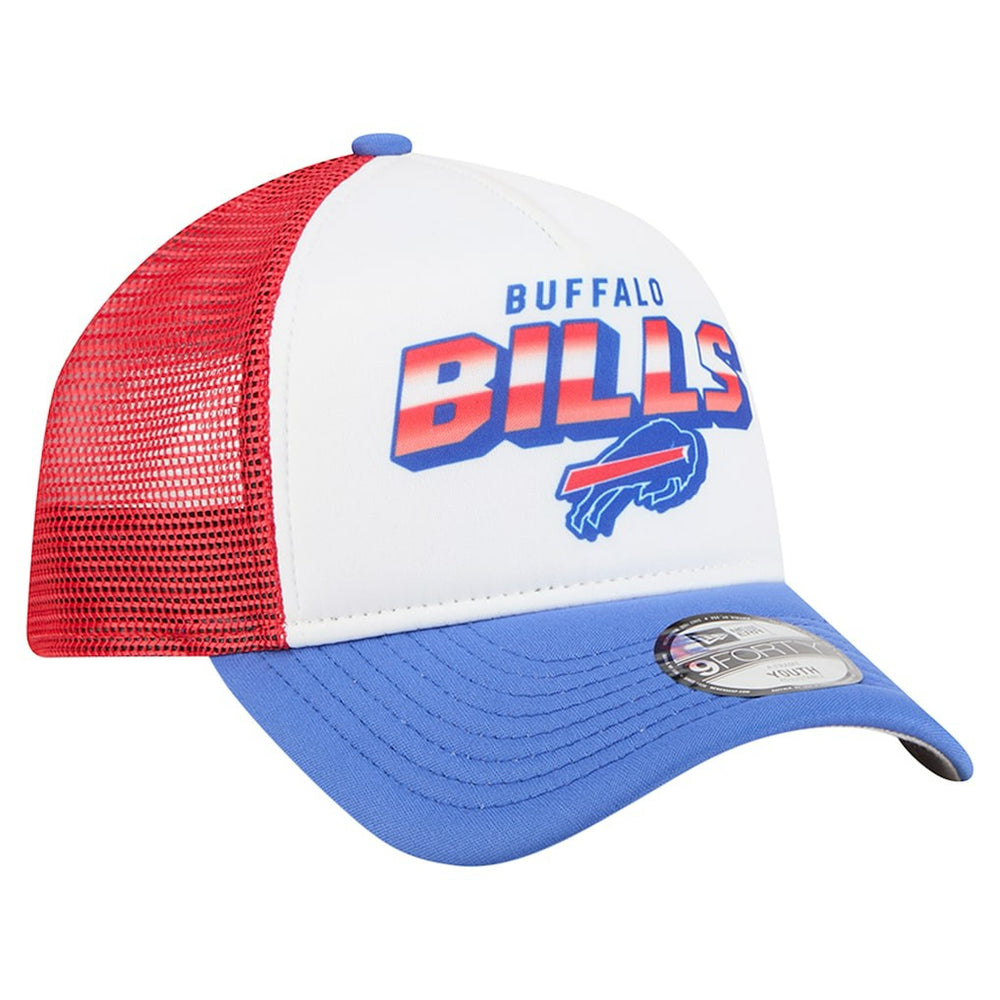 Buffalo Bills New Era Preschool 9FORTY A-Frame Adjustable Hat White - NFL