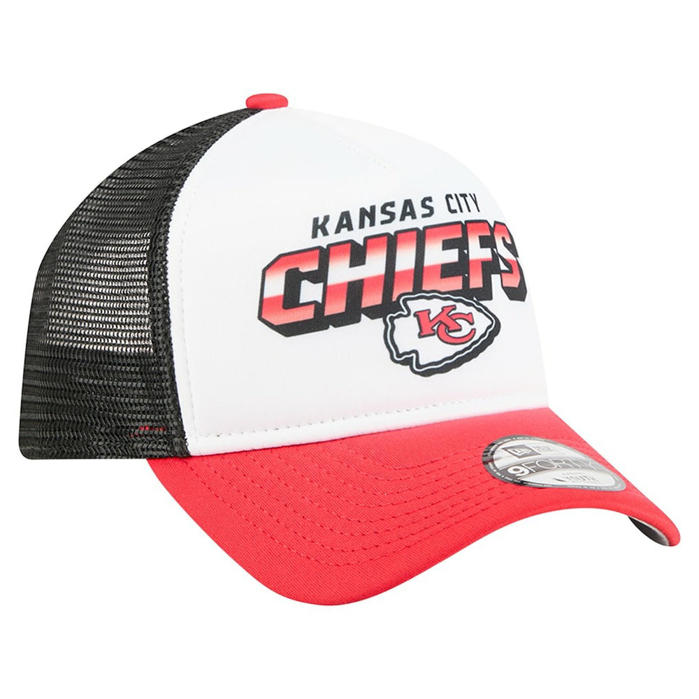 Kansas City Chiefs New Era Preschool 9FORTY A-Frame Adjustable Hat White - NFL