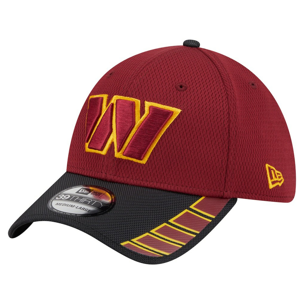 Washington Commanders New Era Visor Hit 39THIRTY Flex Hat Burgundy - NFL