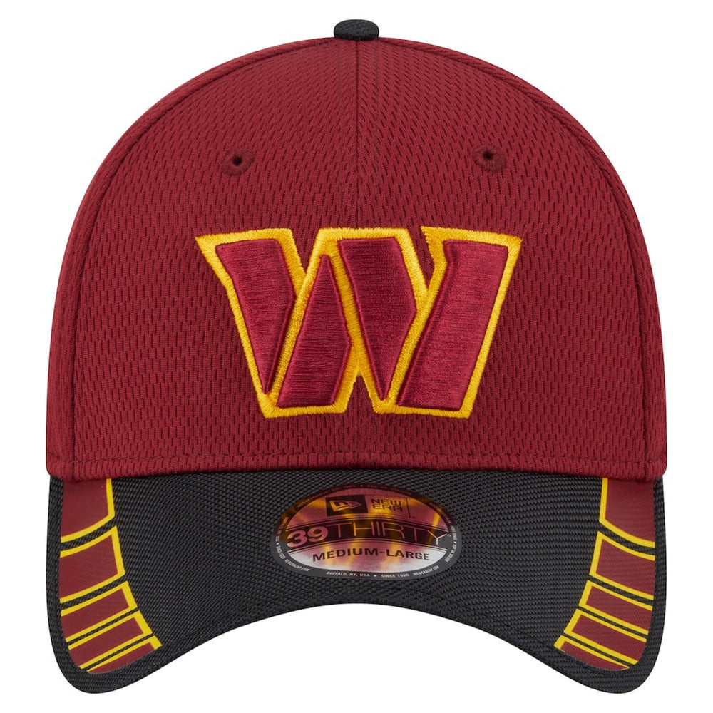 Washington Commanders New Era Visor Hit 39THIRTY Flex Hat Burgundy - NFL