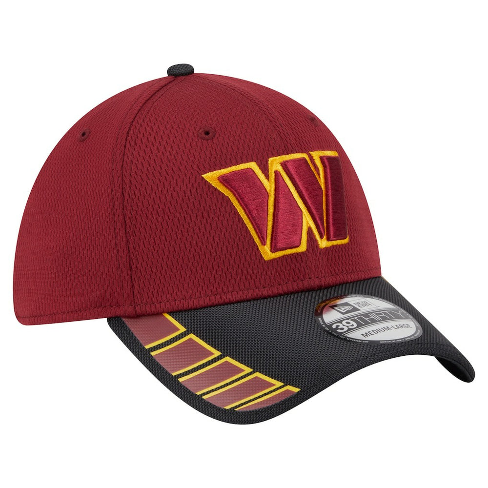 Washington Commanders New Era Visor Hit 39THIRTY Flex Hat Burgundy - NFL