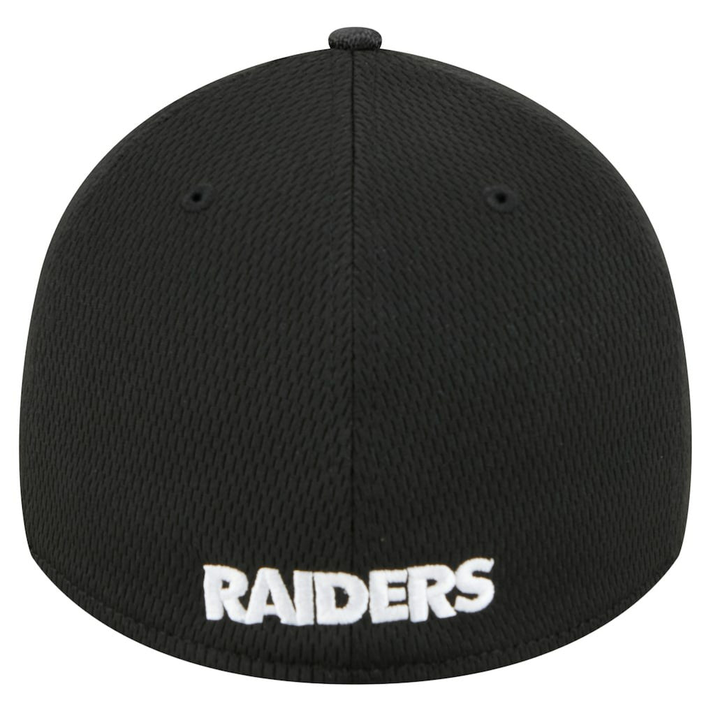 Las Vegas Raiders New Era Visor Hit 39THIRTY Flex Hat Black - NFL