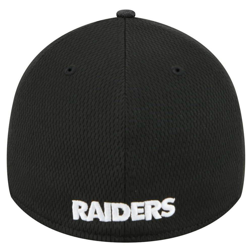 Las Vegas Raiders New Era Visor Hit 39THIRTY Flex Hat Black - NFL