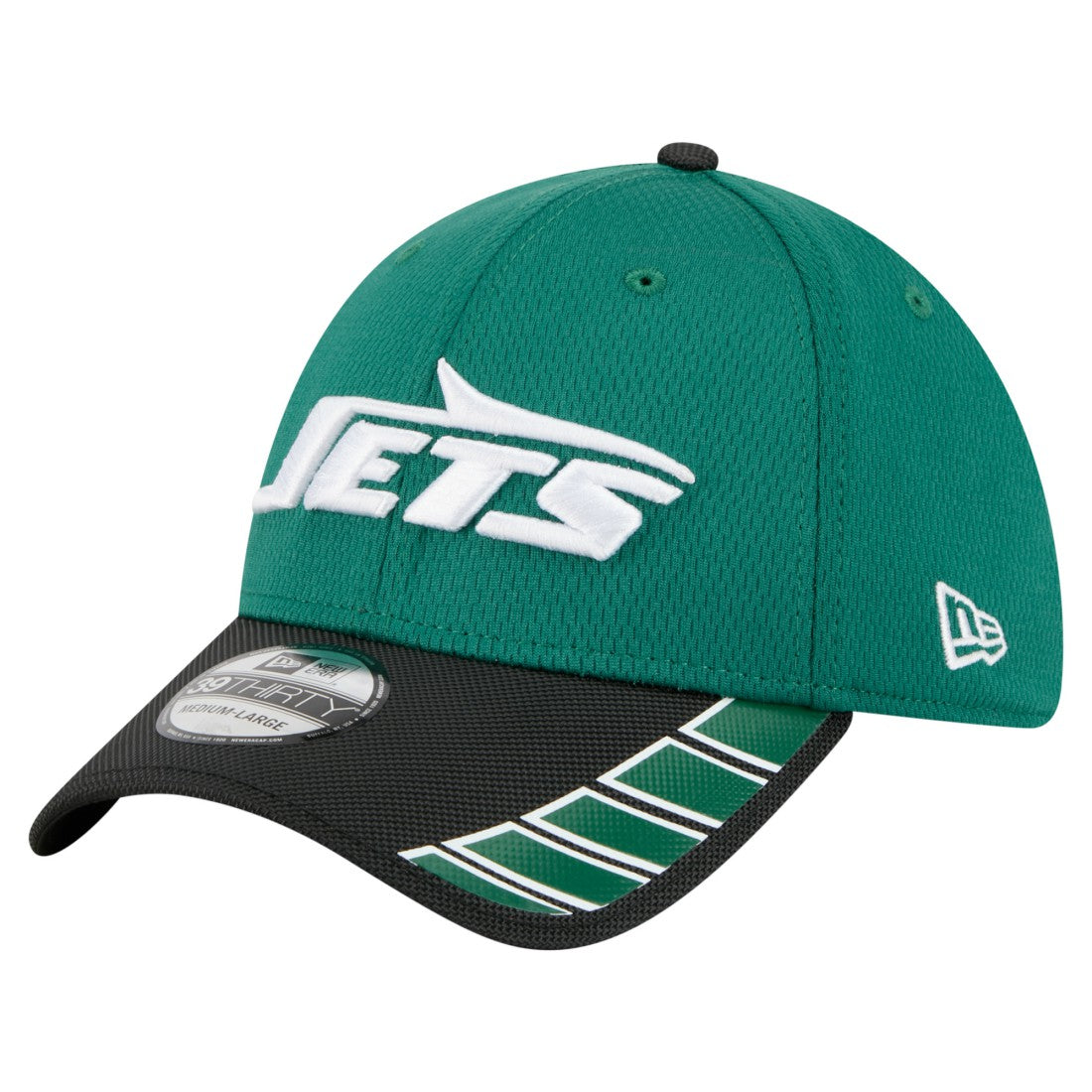 New York Jets New Era Visor Hit 39THIRTY Flex Hat Green - NFL