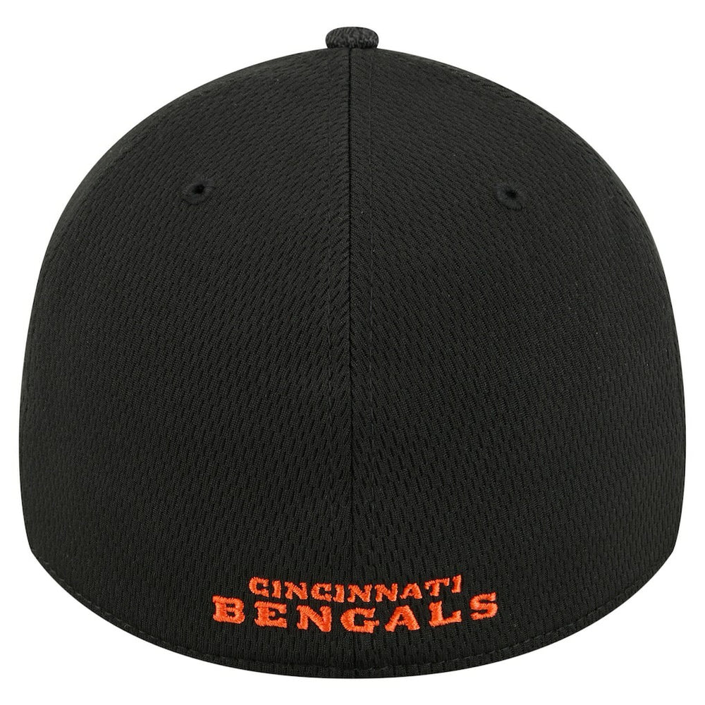 Cincinnati Bengals New Era Visor Hit 39THIRTY Flex Hat Black - NFL