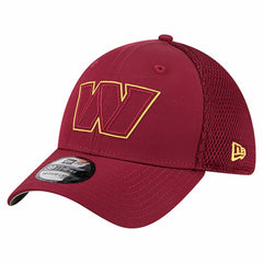 Washington Commanders New Era Outline 39THIRTY Flex Hat Burgundy - NFL
