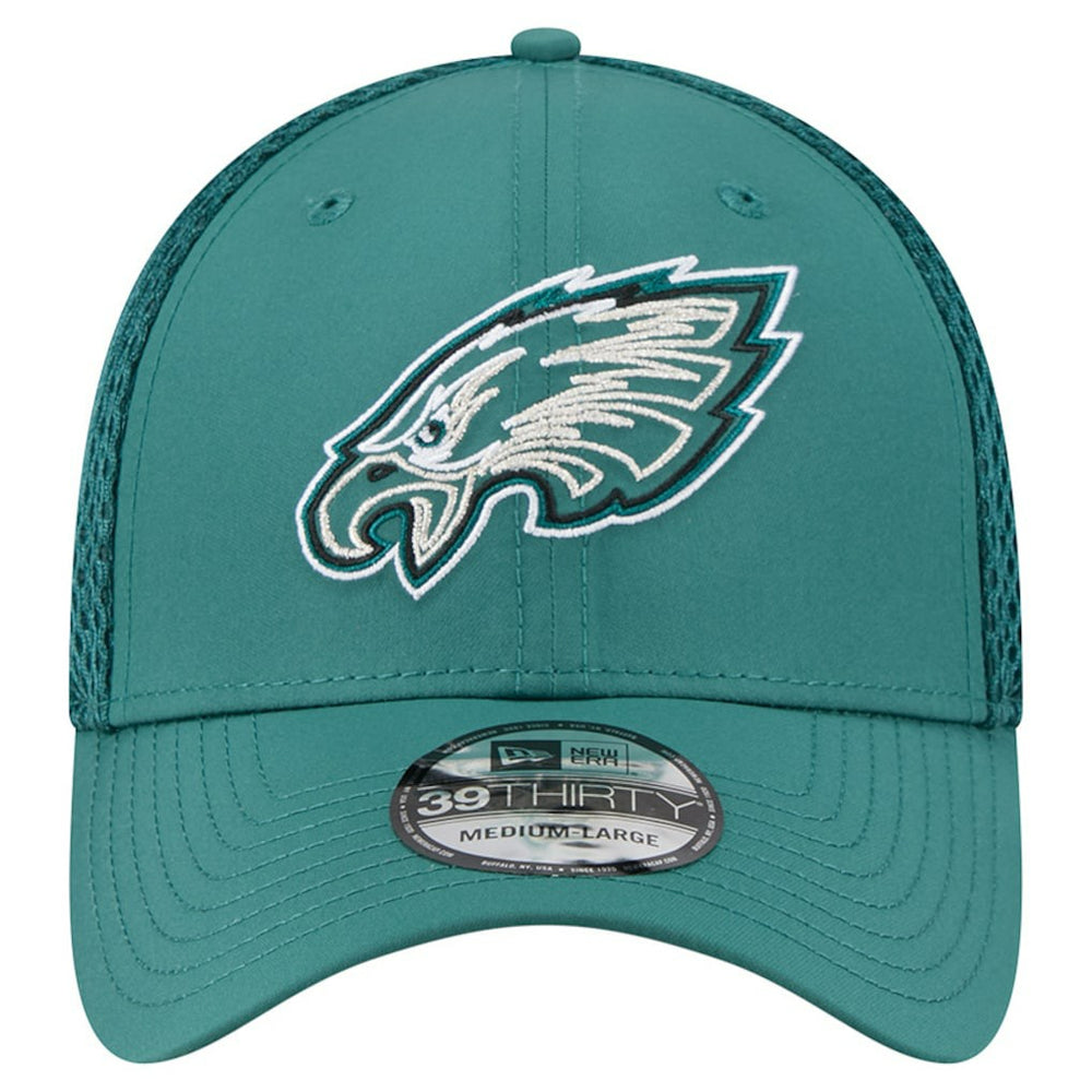 Philadelphia Eagles New Era Outline 39THIRTY Flex Hat Midnight Green - NFL