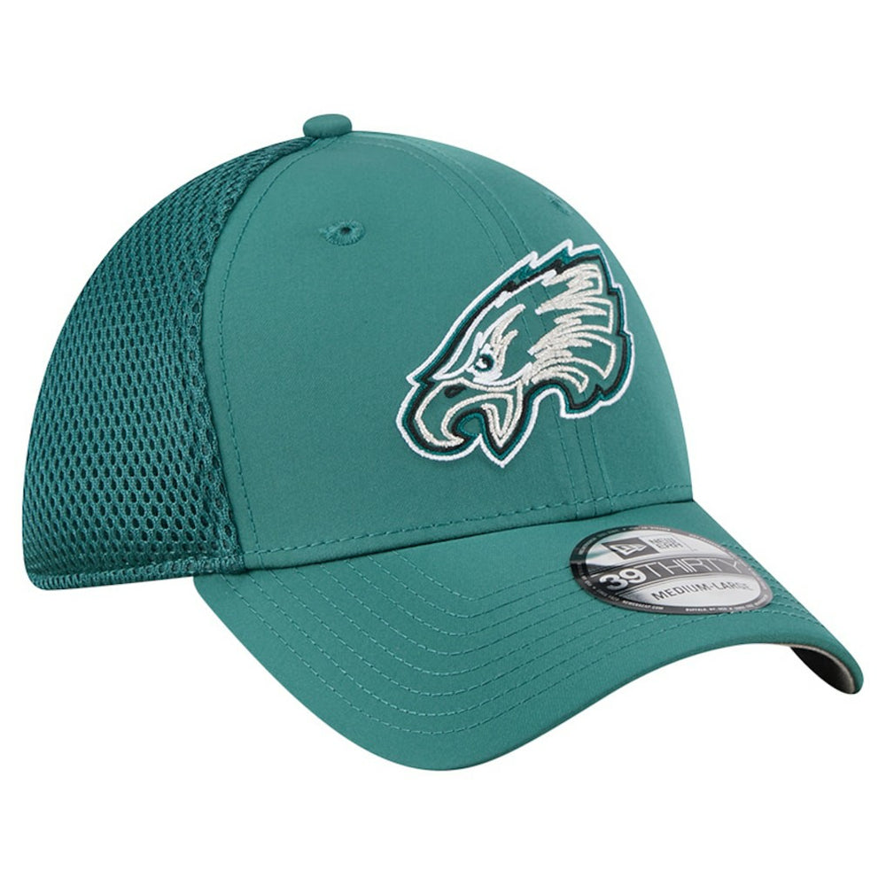 Philadelphia Eagles New Era Outline 39THIRTY Flex Hat Midnight Green - NFL