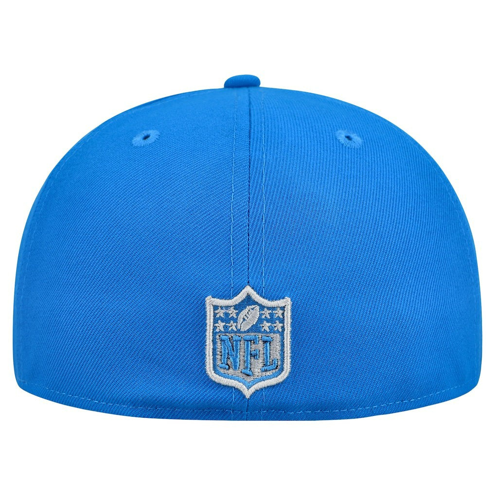 Detroit Lions New Era Break 59FIFTY Fitted Hat Blue/Gray - NFL