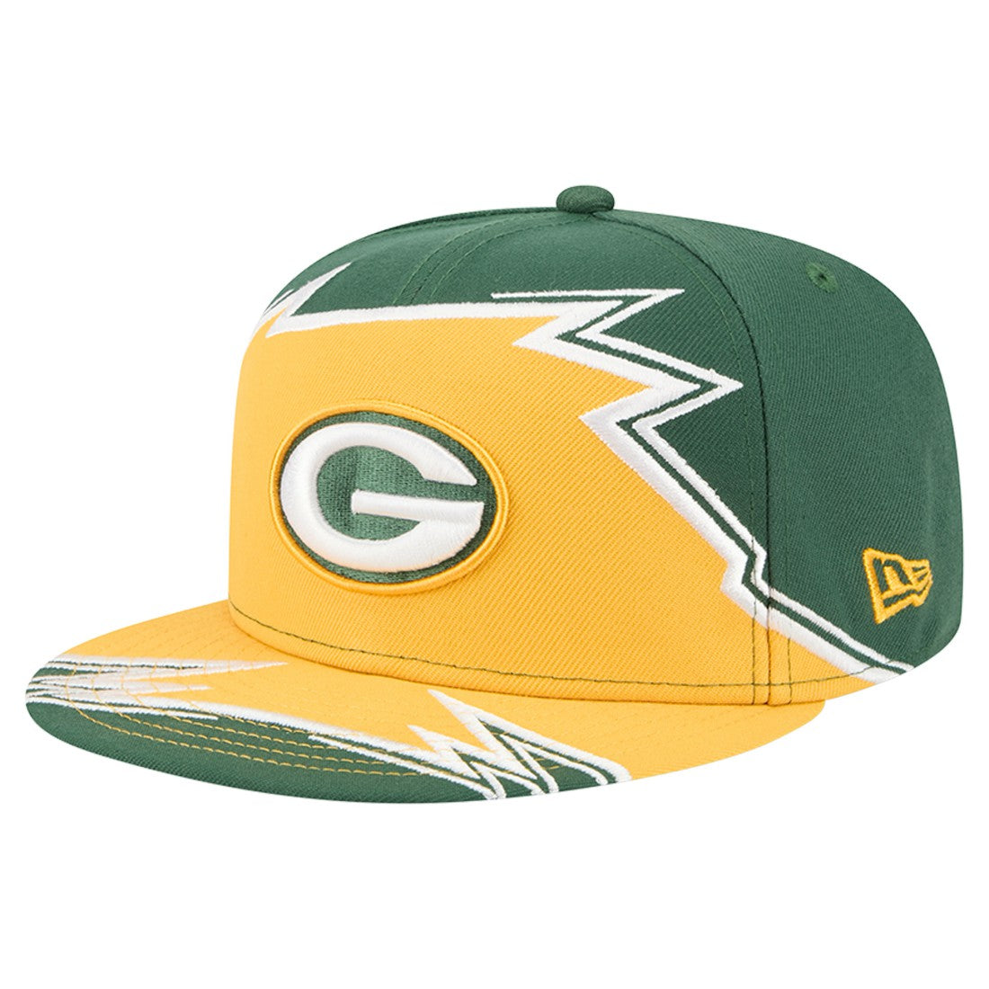 Green Bay Packers New Era Break 59FIFTY Fitted Hat Green/Gold - NFL