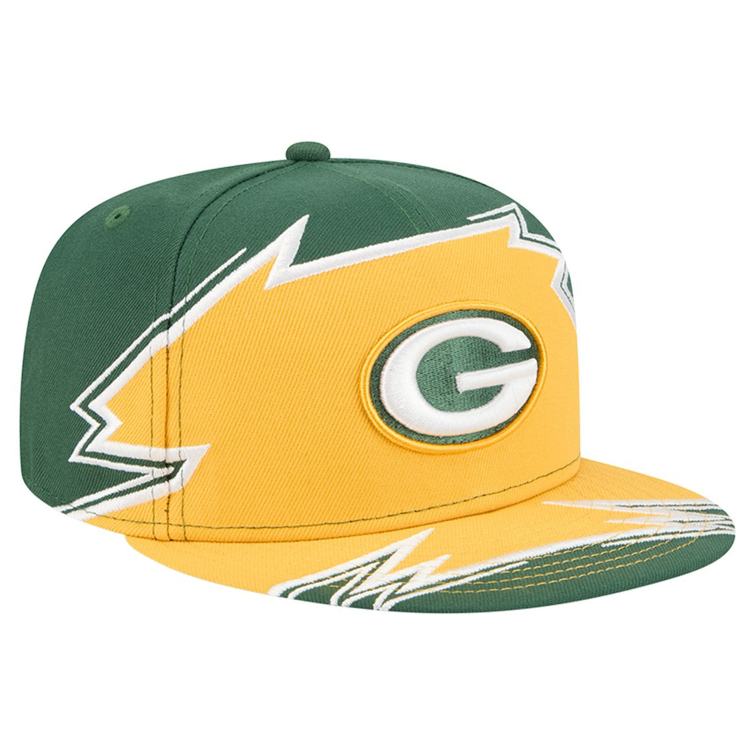 Green Bay Packers New Era Break 59FIFTY Fitted Hat Green/Gold - NFL