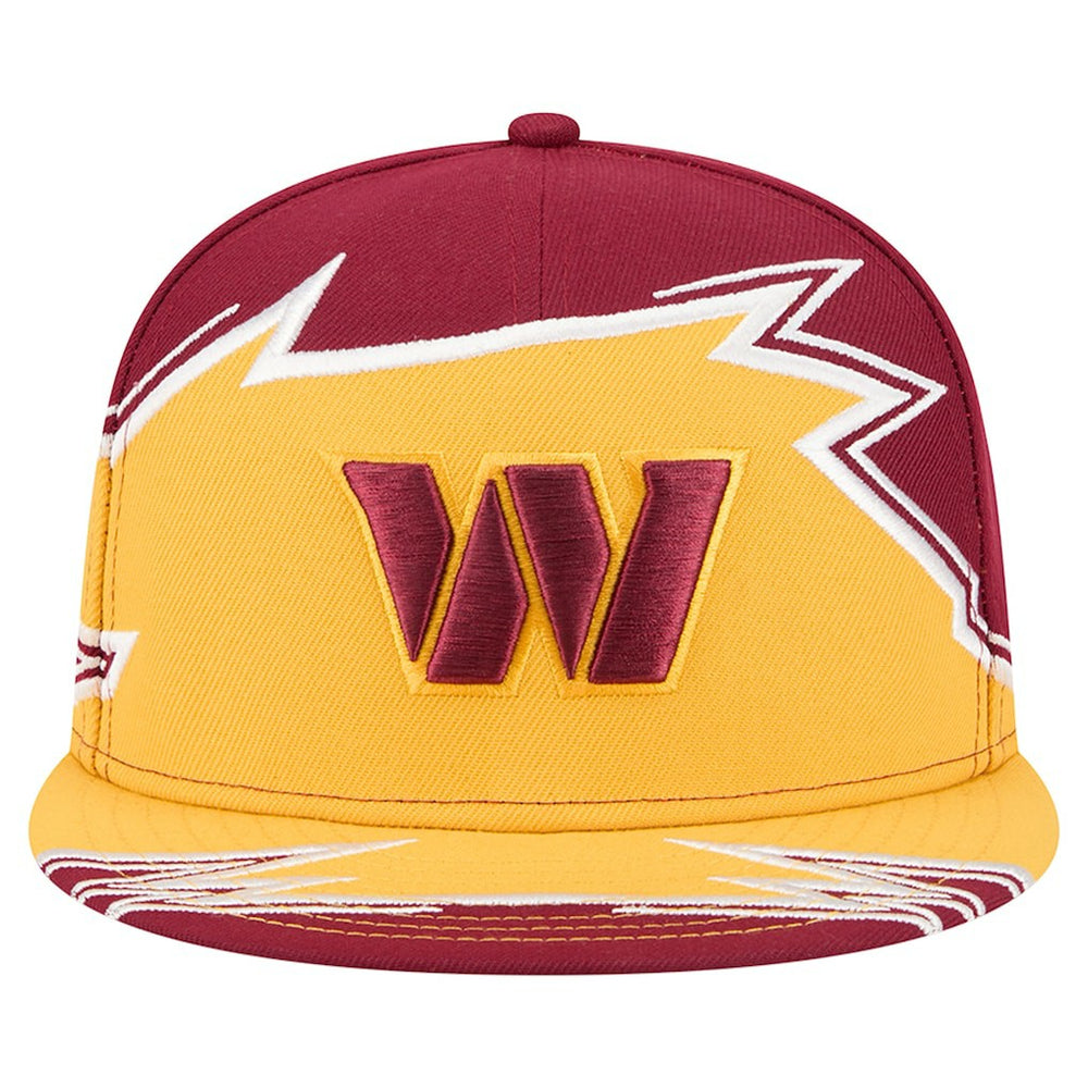 Washington Commanders New Era Break 59FIFTY Fitted Hat Burgundy/Gold - NFL
