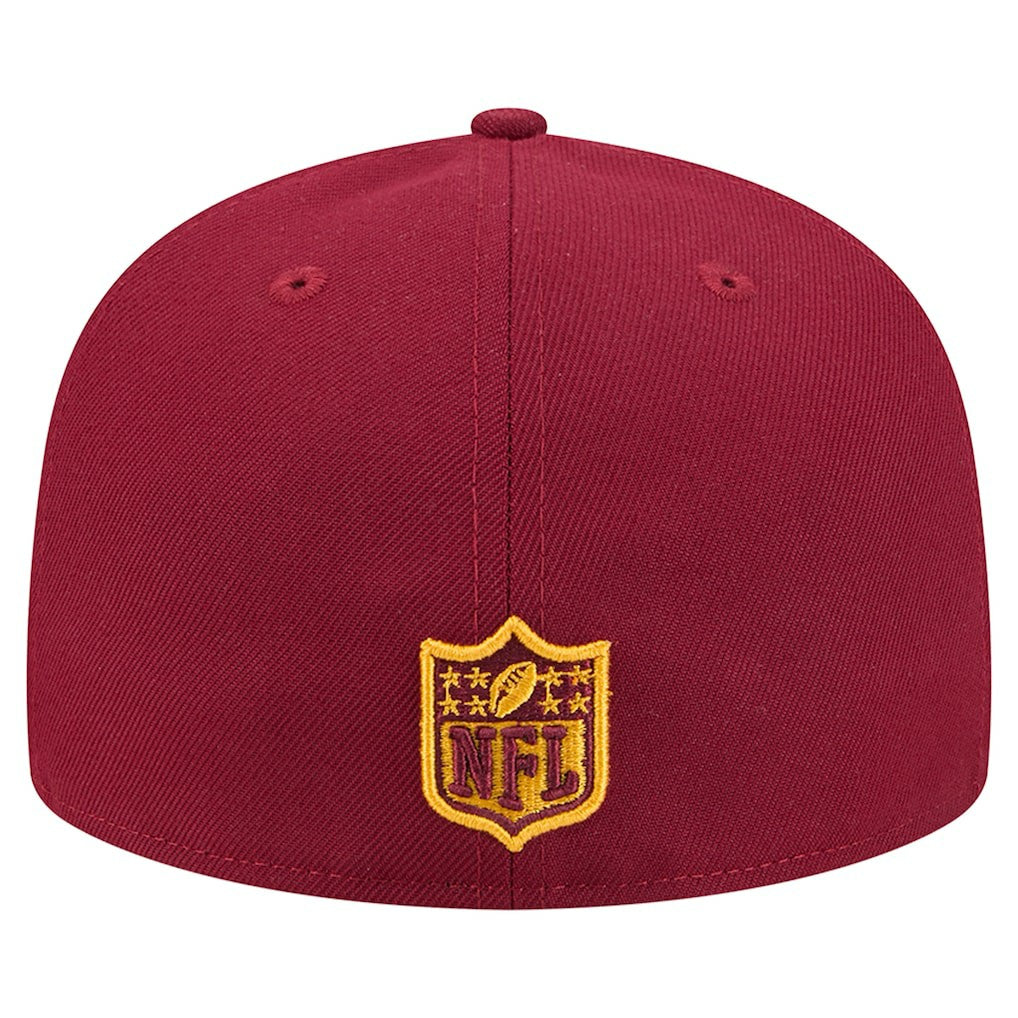 Washington Commanders New Era Break 59FIFTY Fitted Hat Burgundy/Gold - NFL