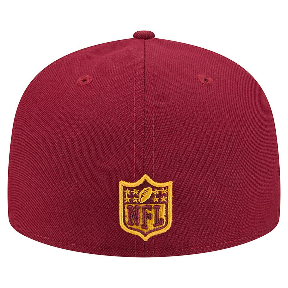 Washington Commanders New Era Break 59FIFTY Fitted Hat Burgundy/Gold - NFL