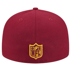 Washington Commanders New Era Break 59FIFTY Fitted Hat Burgundy/Gold - NFL