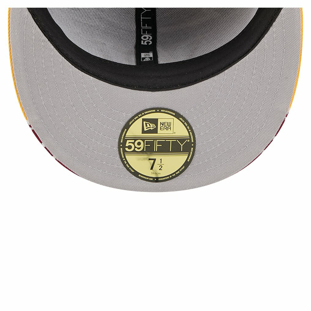 Washington Commanders New Era Break 59FIFTY Fitted Hat Burgundy/Gold - NFL