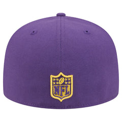 Minnesota Vikings New Era Break 59FIFTY Fitted Hat Purple/Gold - NFL