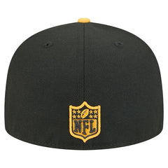 Pittsburgh Steelers New Era Break 59FIFTY Fitted Hat Black/Gold - NFL