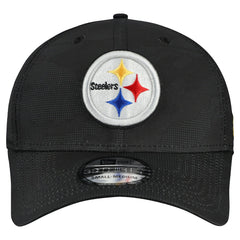 Pittsburgh Steelers New Era Tonal Camo 39THIRTY Stretch Fit Hat Black - NFL