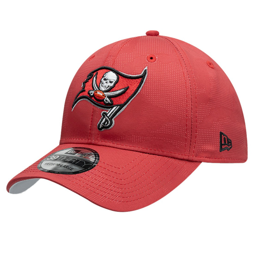Tampa Bay Buccaneers New Era Tonal Camo 39THIRTY Stretch Fit Hat Red - NFL
