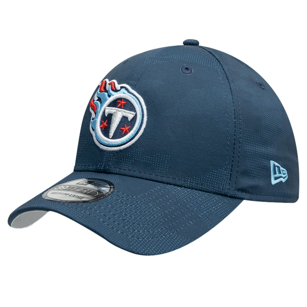 Tennessee Titans New Era Tonal Camo 39THIRTY Stretch Fit Hat Navy - NFL