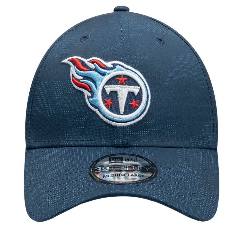 Tennessee Titans New Era Tonal Camo 39THIRTY Stretch Fit Hat Navy - NFL
