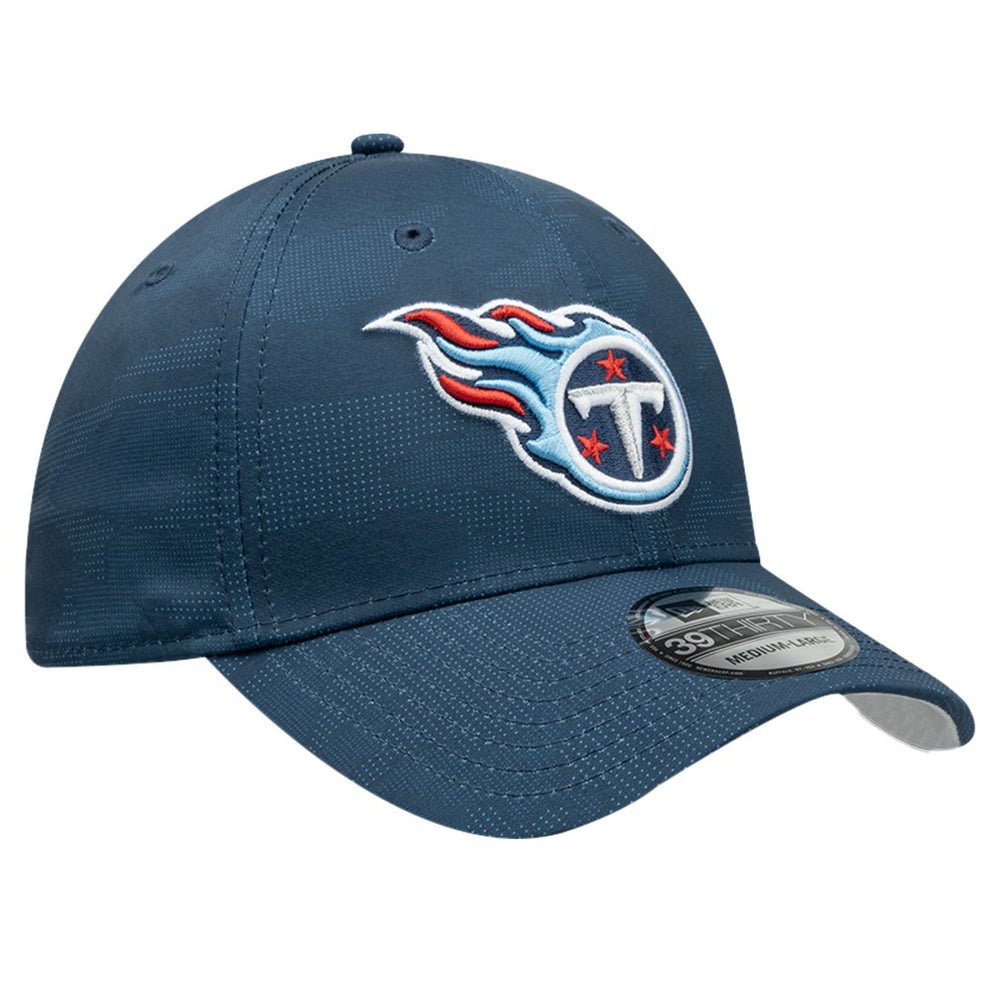 Tennessee Titans New Era Tonal Camo 39THIRTY Stretch Fit Hat Navy - NFL