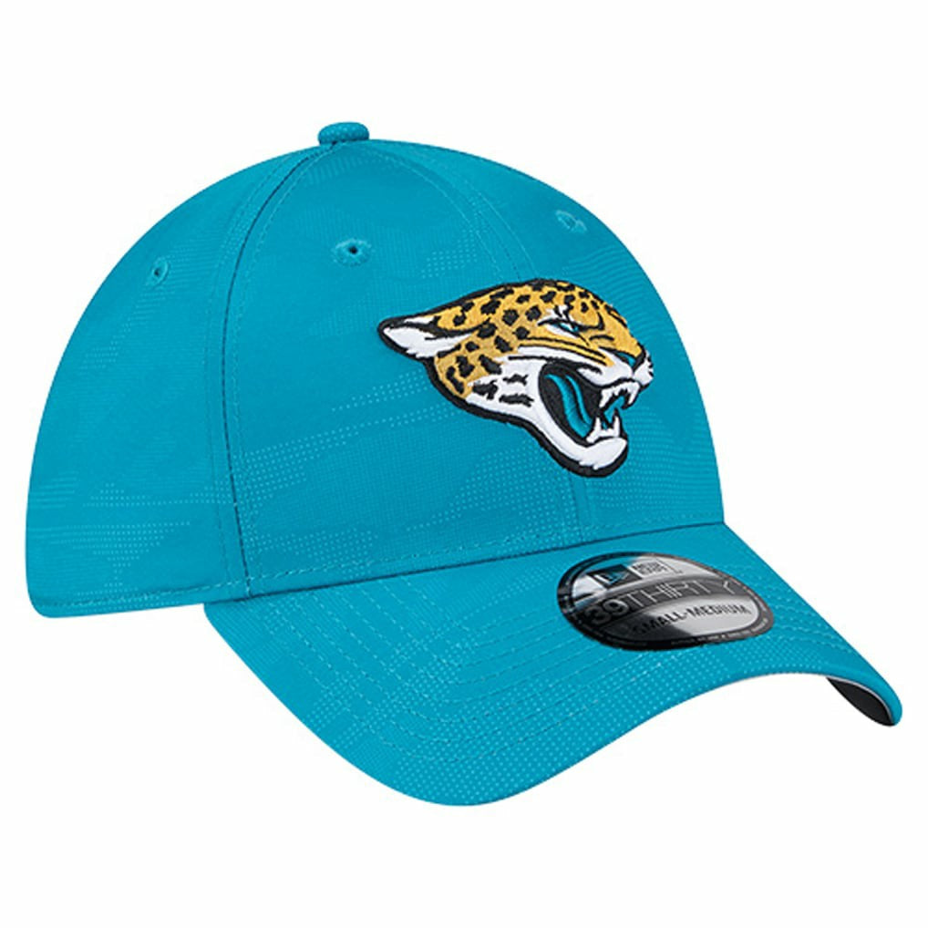 Jacksonville Jaguars New Era Tonal Camo 39THIRTY Stretch Fit Hat Teal - NFL