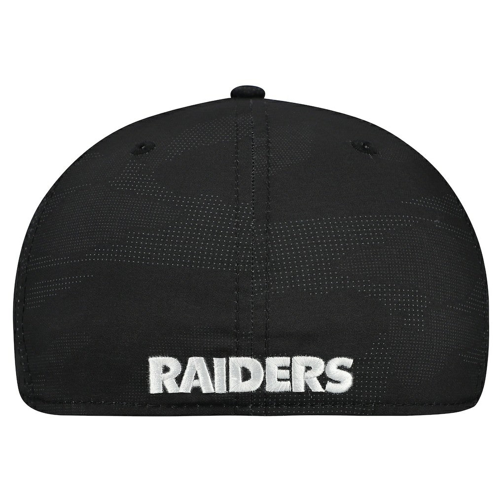 Las Vegas Raiders New Era Tonal Camo 39THIRTY Stretch Fit Hat Black - NFL