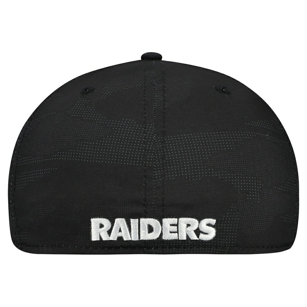 Las Vegas Raiders New Era Tonal Camo 39THIRTY Stretch Fit Hat Black - NFL