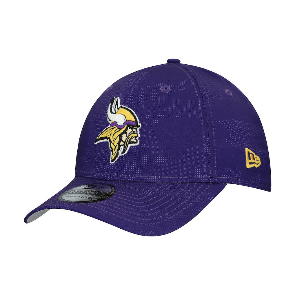 Minnesota Vikings New Era Tonal Camo 39THIRTY Stretch Fit Hat Purple - NFL