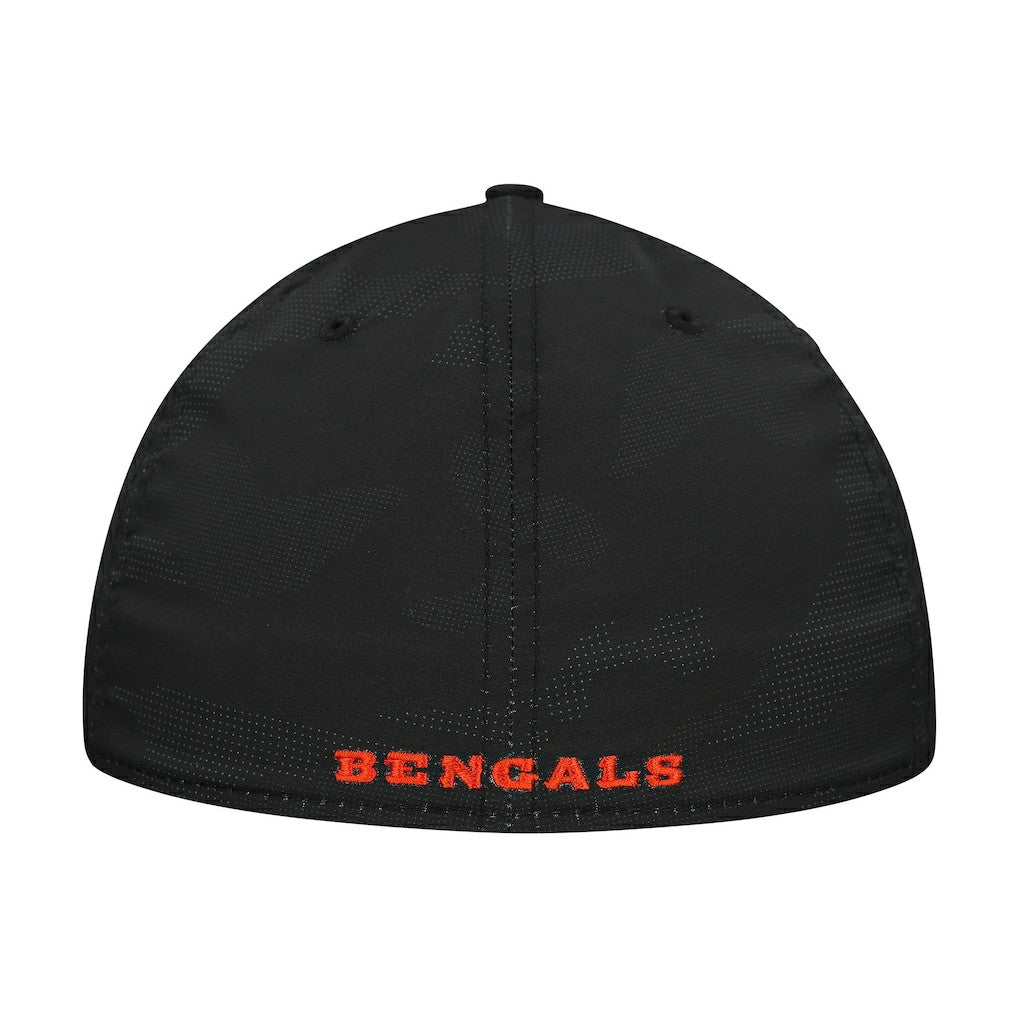 Cincinnati Bengals New Era Tonal Camo 39THIRTY Stretch Fit Hat Black - NFL