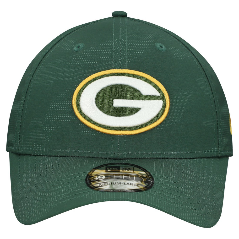 Green Bay Packers New Era Tonal Camo 39THIRTY Stretch Fit Hat Green - NFL