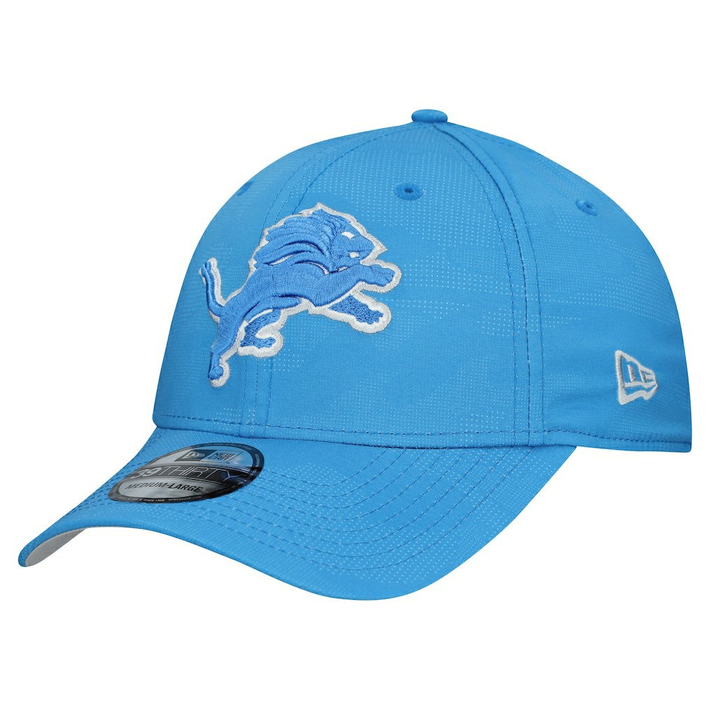 Detroit Lions New Era Tonal Camo 39THIRTY Stretch Fit Hat Blue - NFL