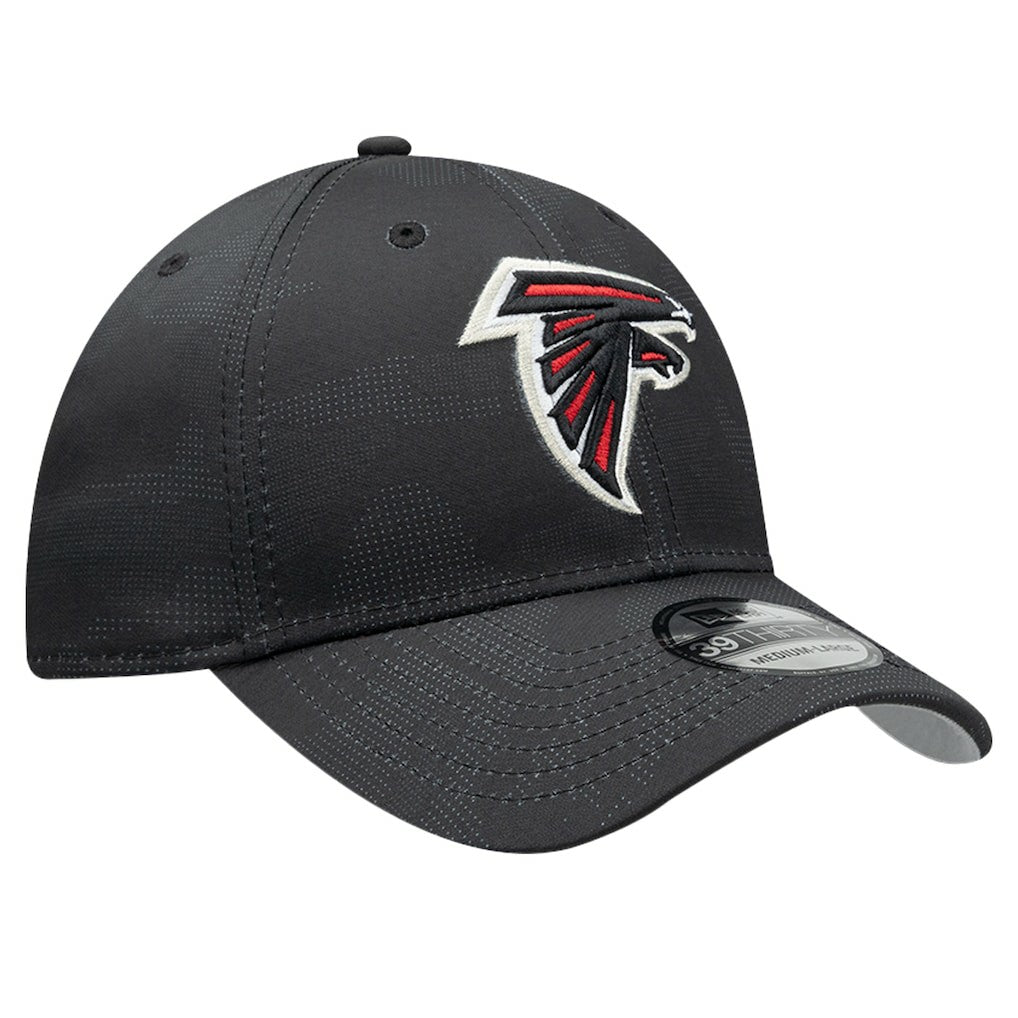 Atlanta Falcons New Era Tonal Camo 39THIRTY Stretch Fit Hat Black - NFL