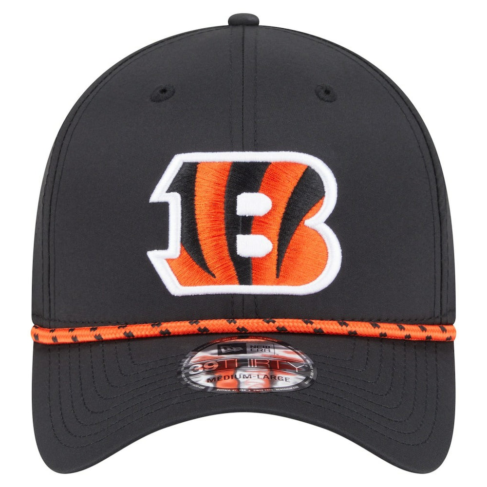 Cincinnati Bengals New Era Perforated 39THIRTY Flex Hat Black - NFL