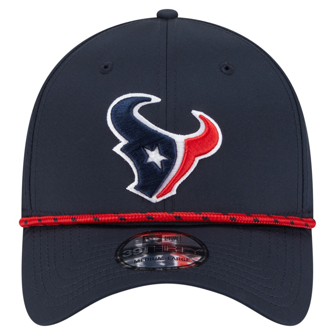 Houston Texans New Era Perforated 39THIRTY Flex Hat Navy - NFL