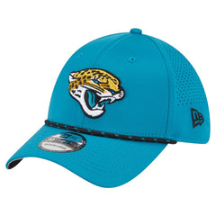 Jacksonville Jaguars New Era Perforated 39THIRTY Flex Hat Teal - NFL